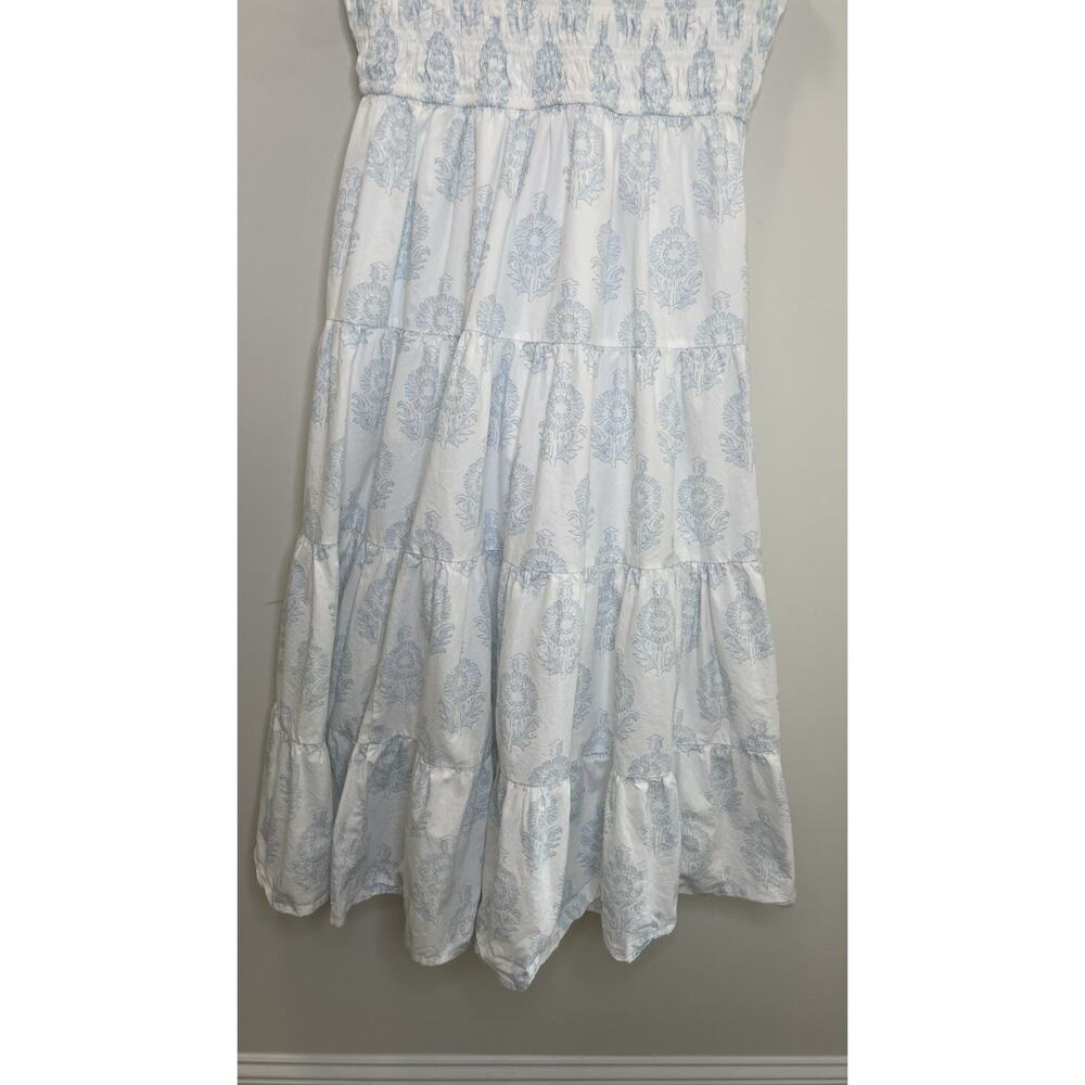 Society Social x Crown & Ivy The Newport Dress Smocked Coastal Chic Cottage 8 - Picture 5 of 13